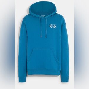 Coach Teal Men's Hoodie